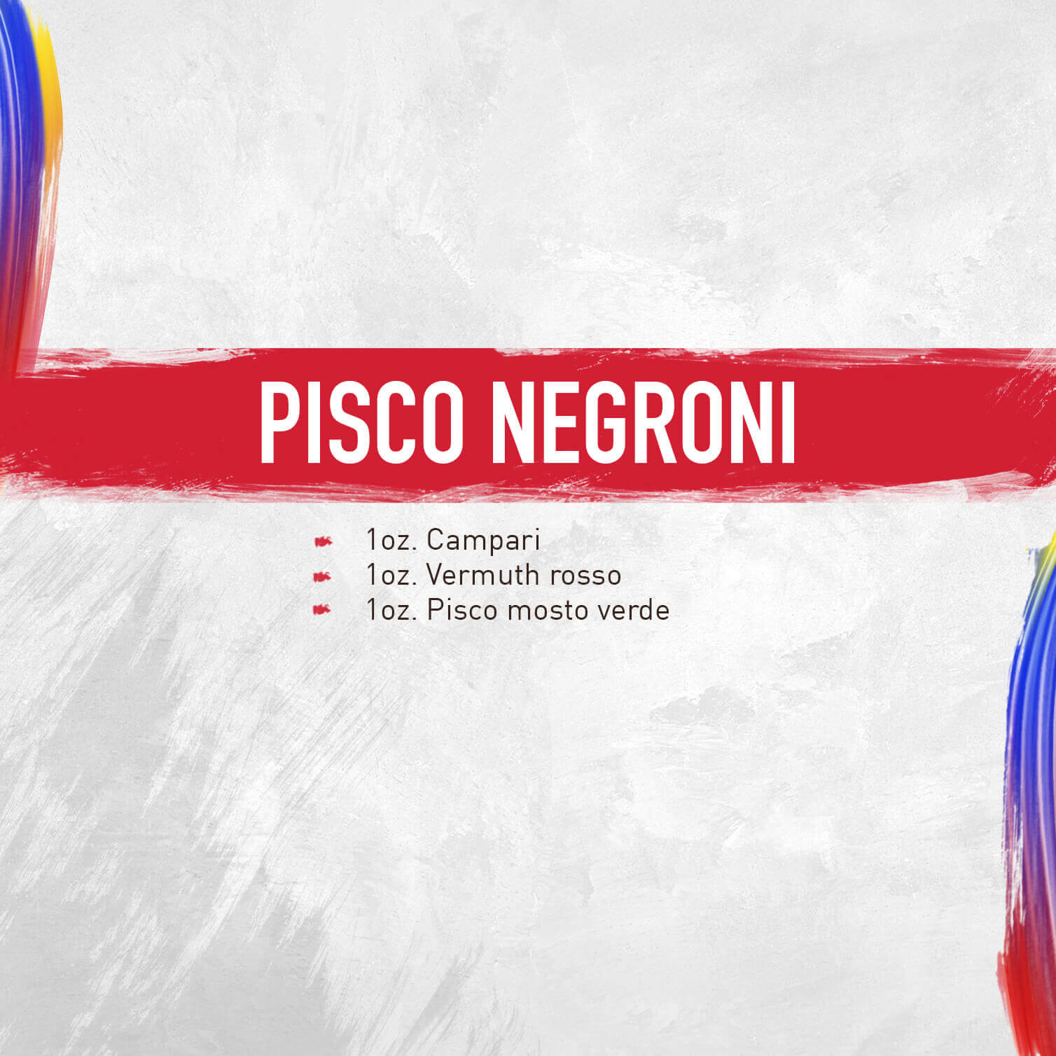 PISCO-negroni